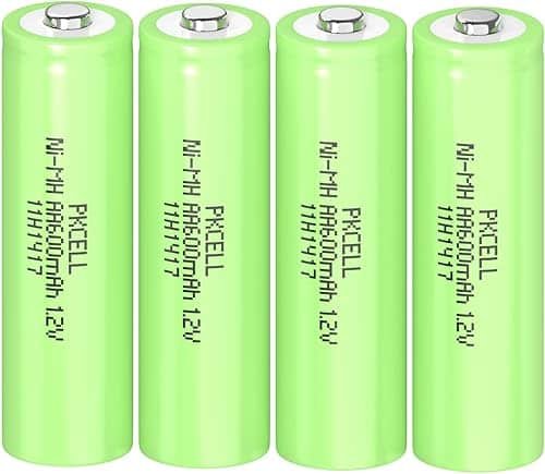 PKCELL Pilas AA Recargables Ni MH