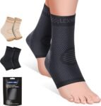 Lexniush Tobillera para Esguince, 2 PCS Calcetines Fascitis Plantar para Hombre y Mujer, T