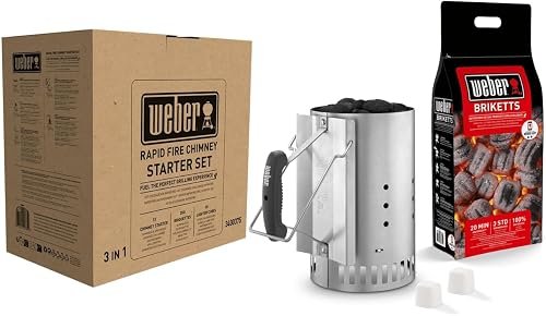 Weber 17631 Set Chimenea 2 kg de