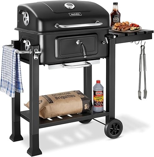tectake® Barbacoa de Carbon con