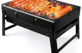UTTORA Barbacoa de Carbón Portátil BBQ